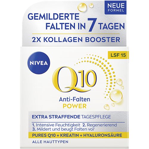 Produktbild von Nivea, Anti-Falten Tagescreme Q10 Power / LSF 15 50ml
