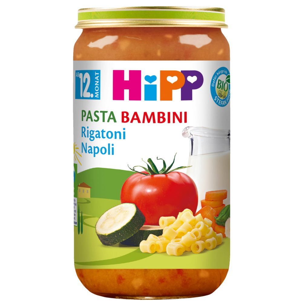 Hipp Pasta Bambini BioRigatoni Napoli 250 G online kaufen INTERSPAR