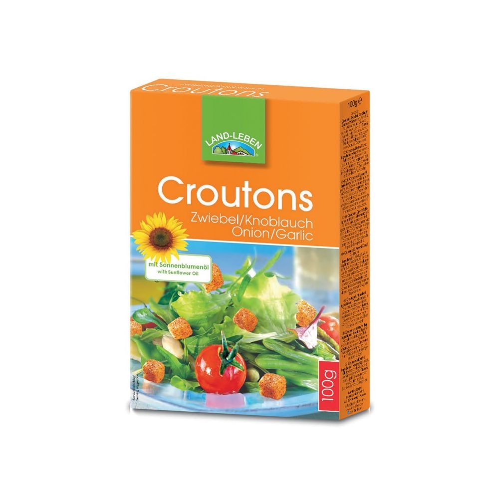 Land-Leben Croutons Zwiebel / Knoblauch 100G 100 G online kaufen ...