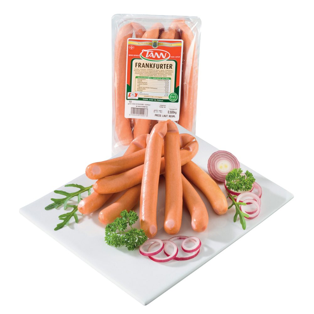 TANN Frankfurter per Packung 500 G online kaufen | INTERSPAR