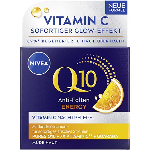 Produktbild von Nivea, Anti-Falten Nachtreme Q10 Energy 50 ml