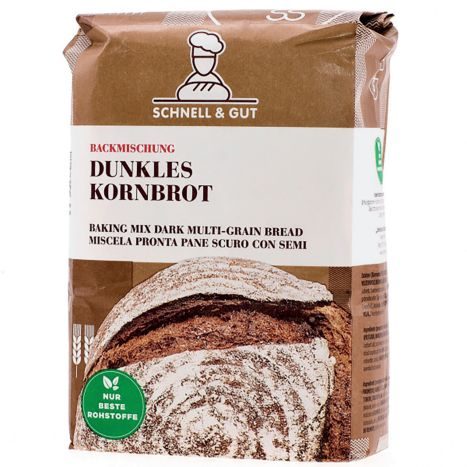 Schnell Und Gut Backmischung Fur Dunkles Kornbrot 1 Kg