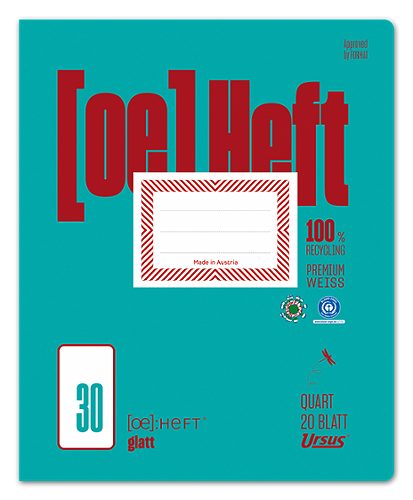 Produktbild von Ursus OE, Heft OE.30 Quart, glatt, 20 Blatt