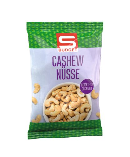 Produktbild von S-BUDGET, Cashew Nüsse geröstet und gesalzen