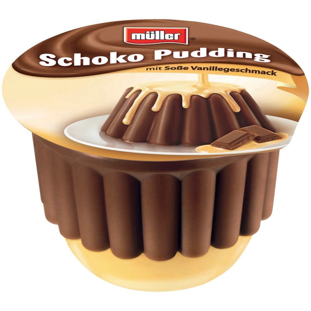 Müller Schoko Pudding mit Vanillesoße 450 G online kaufen | INTERSPAR