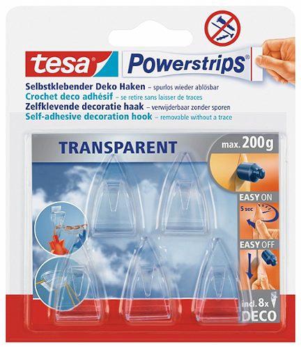 Produktbild von Tesa, Powerstrips Selbstklebehaken 5 Stück