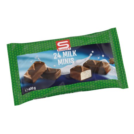 S-BUDGET Minis 400g Milk        GVE 15