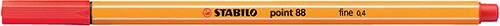 Produktbild von STABILO, Fineliner Point 88, rot