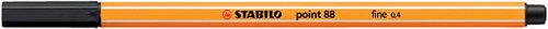 Produktbild von STABILO, Fineliner Point 88, schwarz