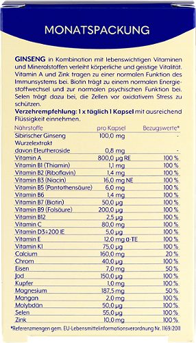 Produktbild von Wellness, Ginseng 30 Kapseln