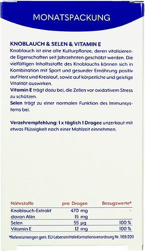 Produktbild von Wellness, Knoblauch + Selen + Vitamin E 30 Kapseln