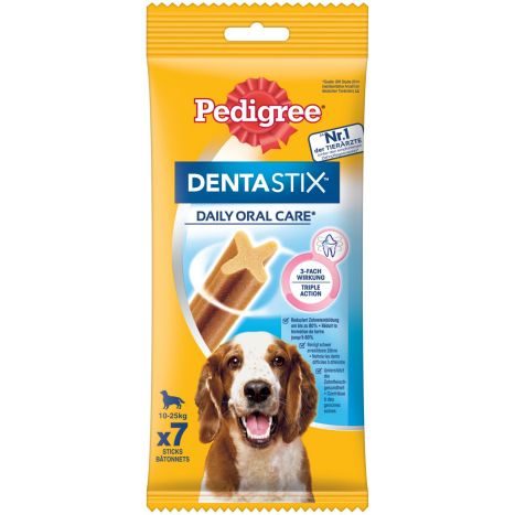 Pedigree 180g  DentaStix mediu  GVE 10
