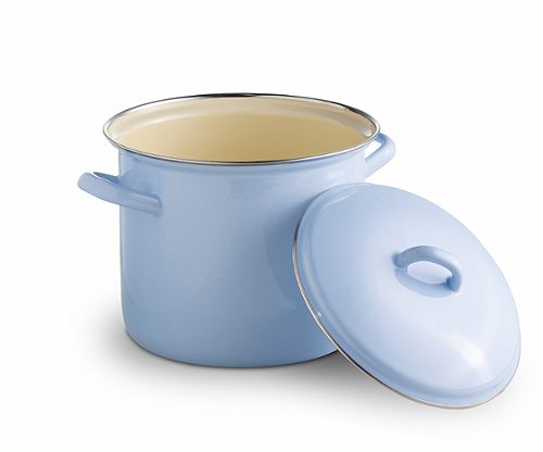 Produktbild von Riess, Topf Emaille Hellblau 18 cm / 3 L