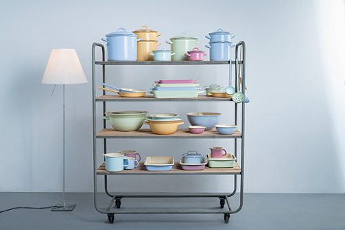 Produktbild von Riess, Schnabeltopf Emaille Rosa 12 cm