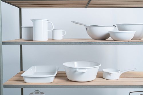 Produktbild von Riess, Stielkasserolle Emaille Hellblau 14 cm