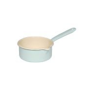 Riess Email Stielkasserolle 14cm hellblau