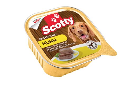 Produktbild von Scotty, Hundenahrung Pastete mit Huhn