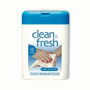 Clean&Fresh Feuchte Reinigungstücher 50 Stück