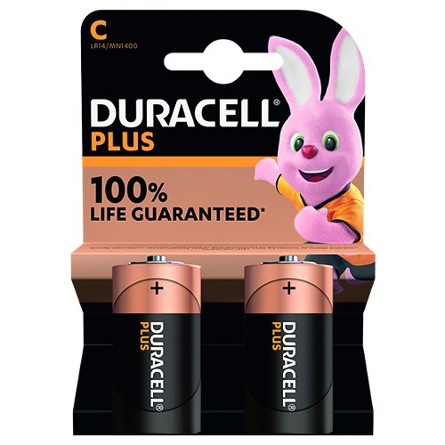 Produktbild von Duracell Plus Power, Batterien Plus C 2 Stück