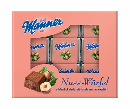 Produktbild von Manner, Nuss-Würfel 9 Stück