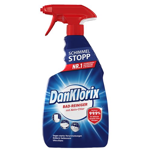 DanKlorix Bad-Reiniger Schimmel Stopp 750ml