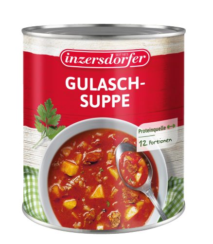Produktbild von Inzersdorfer Suppentopf, Gulaschsuppe 12 Portionen