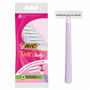 BIC Einwegrasierer Twin Lady 5+1 Stück