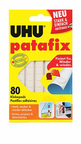 Produktbild von UHU, Patafix 80 Klebepads weiss