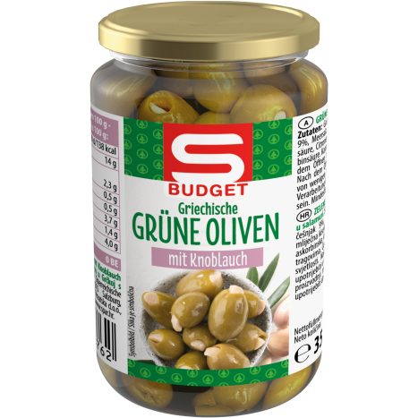 S-Budget OlivenKnoblauch 350g   EVE 1