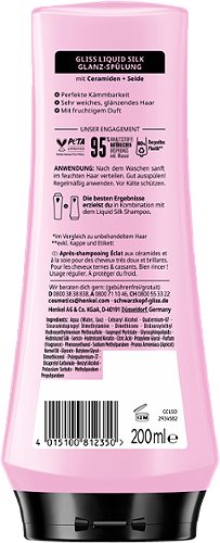 Produktbild von Gliss, Spülung Liquid Silk 200ml
