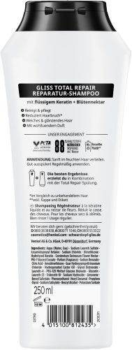 Produktbild von Gliss, Shampoo Total Repair 250ml