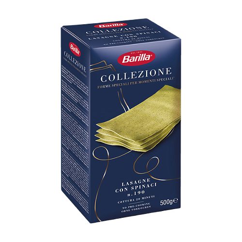 Produktbild von Barilla Collezione, Lasagneblätter mit Spinat n.190