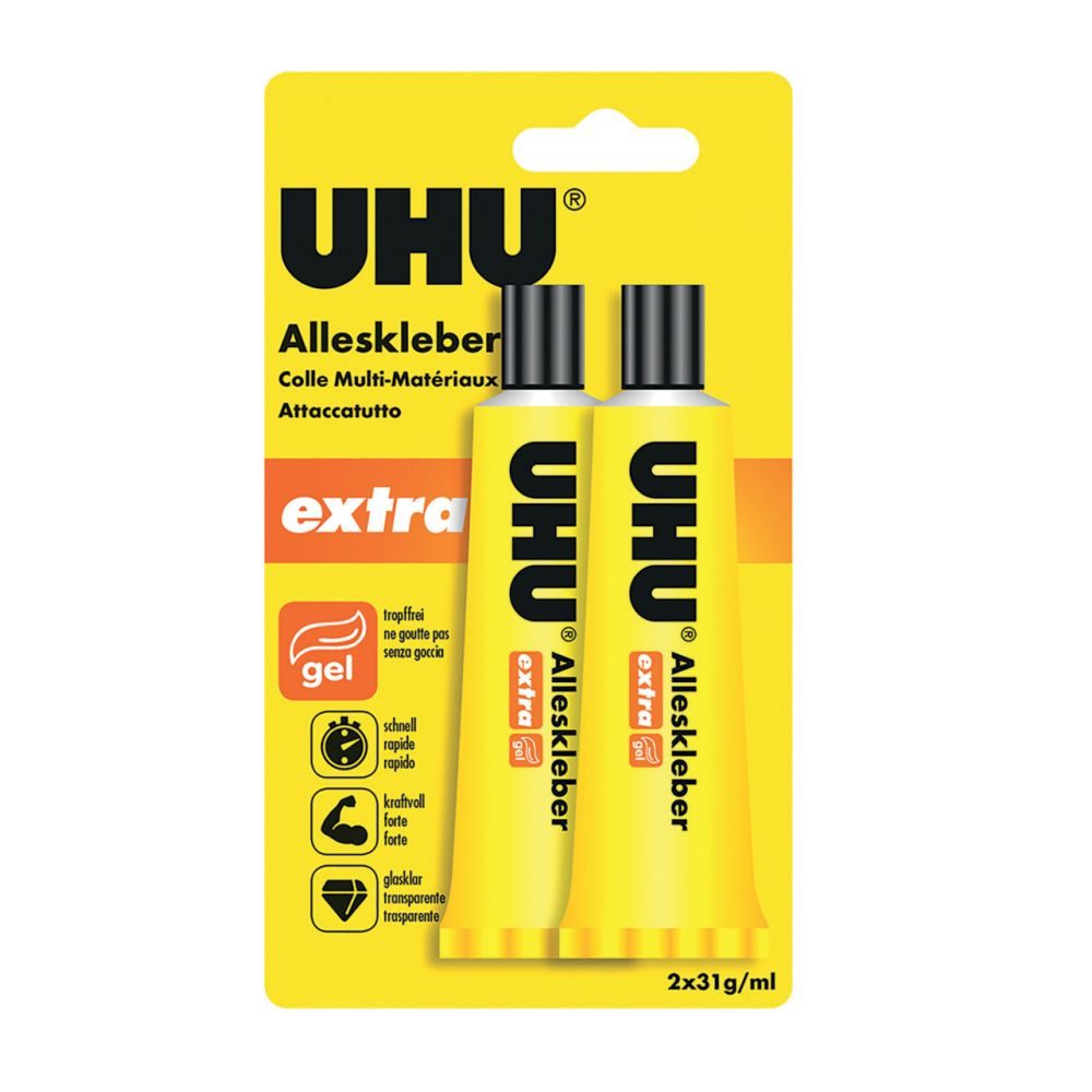 UHU Alleskleber Extra, 2 x 31g