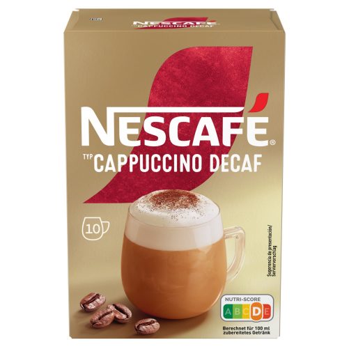 Produktbild von Nescafé, Loskaffee Cappuccino Decaf 10 Portionen