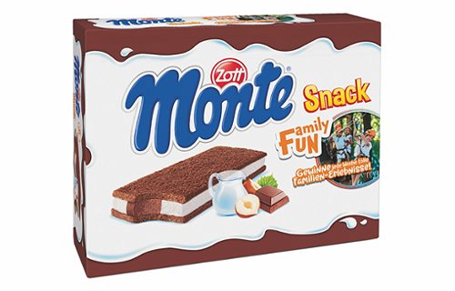 Produktbild von Zott Monte, Snack Schoko-Nuss 8x29g