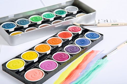 Produktbild von Jolly, Schuldeckfarbkasten Supertabs 24 Farben