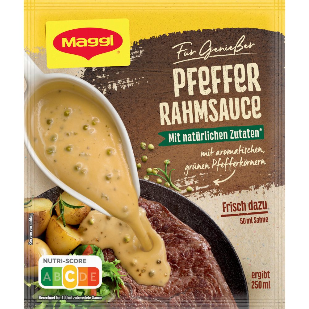 Maggi Gourmet Sauce Pfeffer Rahm Sauce 27G online kaufen | INTERSPAR