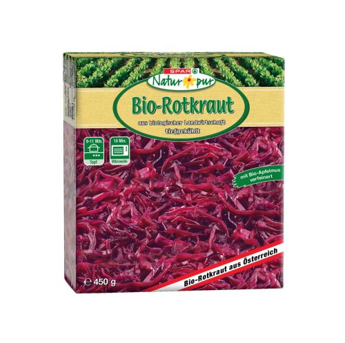 Produktbild von SPAR Natur*pur, Bio-Rotkraut tiefgekühlt