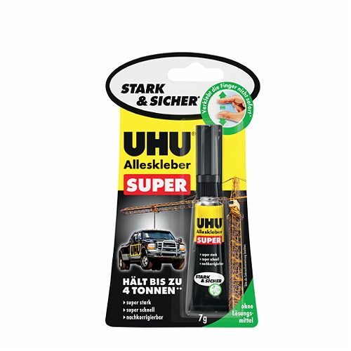 Produktbild von UHU, Alleskleber Super ohne Lösungsmittel 7 g
