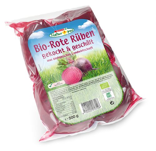 Produktbild von SPAR Natur*pur, Bio-Rote Rüben Gekocht & geschält