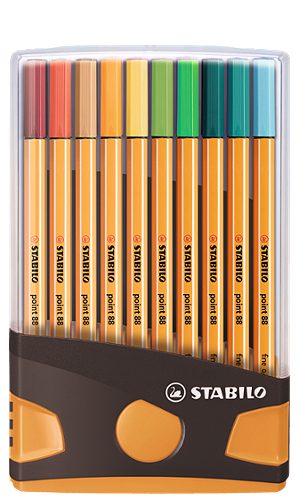 Produktbild von STABILO, Fineliner Point 88 ColorParade 20 Stück