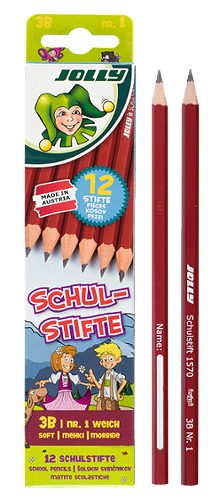 Produktbild von Jolly, Schulstifte 3 B 12 Stifte