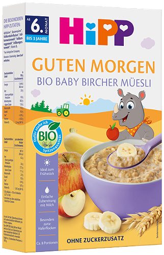 Produktbild von Hipp Guten Morgen, Bio Baby Bircher Müsli