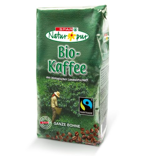 Produktbild von SPAR Natur*pur, Bio-Kaffee ganze Bohne