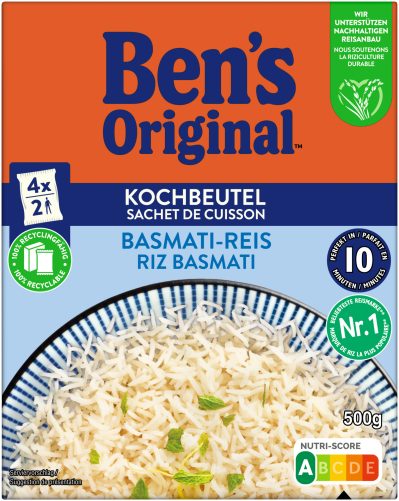 Produktbild von BEN’s ORIGINAL, Basmati-Reis Kochbeutel 4x125g