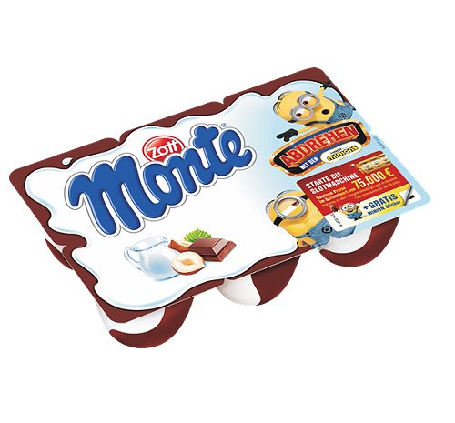 Produktbild von Zott Monte, Schoko 6x55g