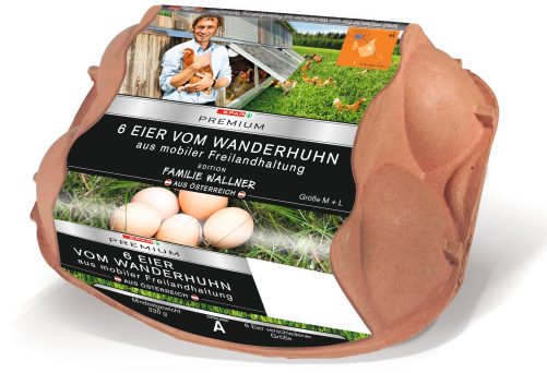 Produktbild von SPAR PREMIUM Edition Familie Wallner, Eier aus Freilandhaltung vom Wanderhuhn