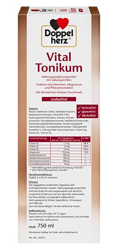 Produktbild von Doppelherz, Vital Tonikum zuckerfrei