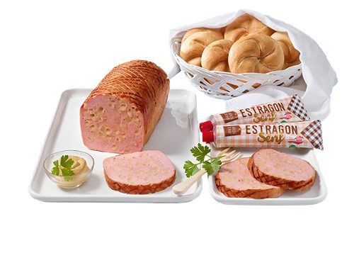 Produktbild von TANN, Heißer Käseleberkäse per KG