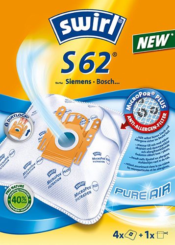 Produktbild von Swirl, Staubsaugerbeutel S62 4 Stück